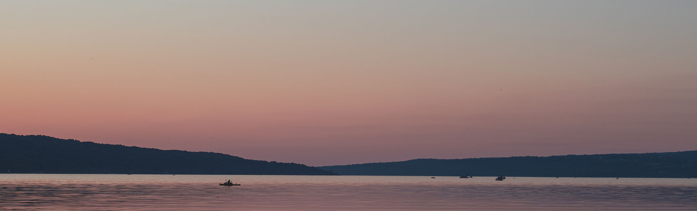 Tranquil Sunset Lake